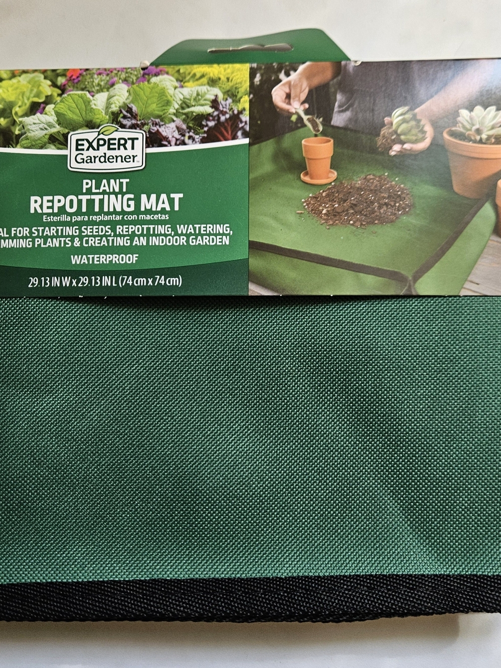 Green Plant Repotting Mat - Waterproof